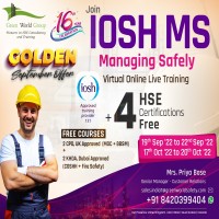 Green Worlds Super September offer on IOSH MS course